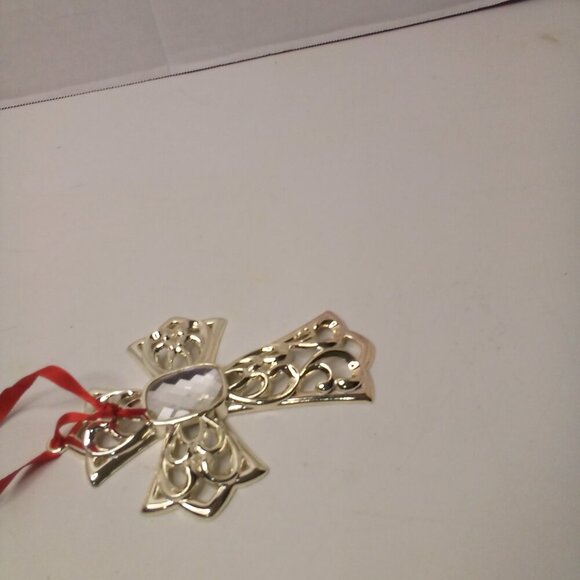 Lenox Cross Ornament Christmas Holiday 4.5" - Picture 8 of 11